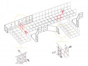 Self assembly basket bends